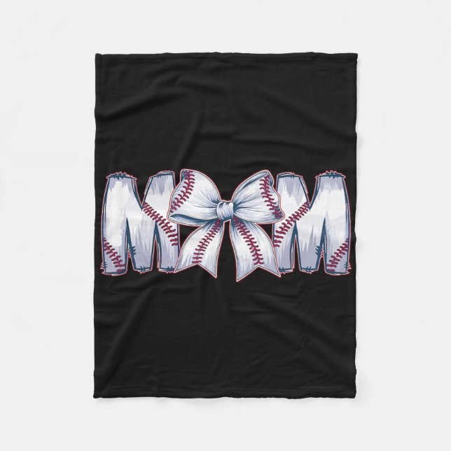 Funny Sell Mama Coquette Bow  Fleece Blanket (Front)