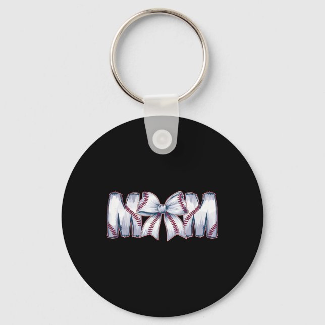 Funny Sell Mama Coquette Bow  Key Ring (Front)