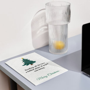 Funny "Sending Love" Christmas Card — Sarcastic