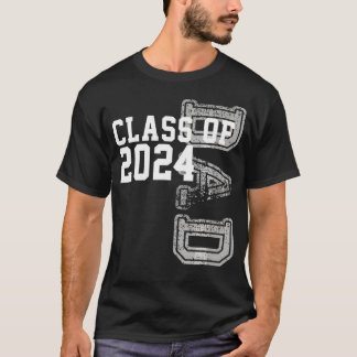 Funny Senior 2024 Class Grad Proud Dad Class Of 20 T-Shirt