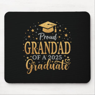 Funny Senior Proud Grandad Of A Cl Of 2025 Graduat Mouse Pad