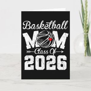 Funny Senior Sketll Mum Cl Of 2026 Graduation  Card