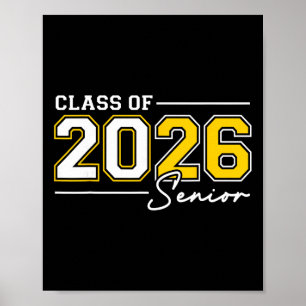 Funny Senior Year 2026 Graduation Cl Of 2026 Senio Poster