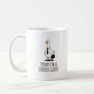 Funny Serious Goose Office Coffee Mug