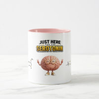 Funny Serotonin Brain Mug