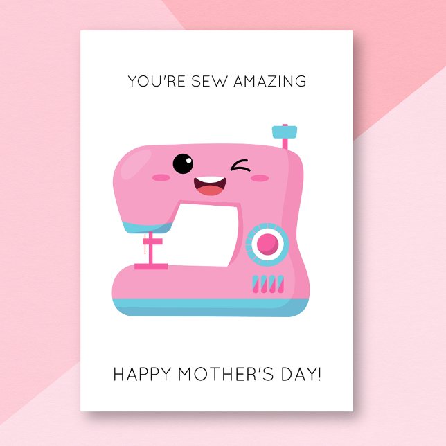 Funny Sewing Mother's Day Card (Creator Uploaded)