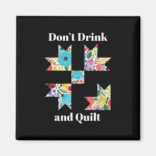 Funny Sewing Quilting Lovers Magnet