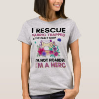 Funny Sewing Quote Vintage Floral Sewing Machine