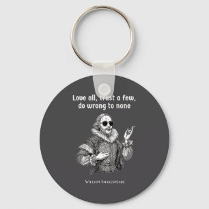 Funny Shakespeare Quote Theater English Literature Key Ring