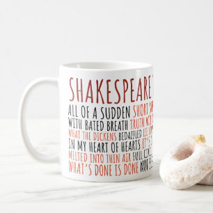 Funny Shakespeare Quotes Cute Vintage Theatre Coffee Mug