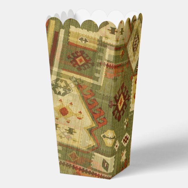 Funny Shapes pattern - coloured 17 Favour Box (Back)