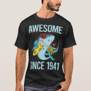 Funny Shark - Awesome Since 1941 T-Shirt
