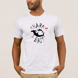 Funny Shark Bait Hammerhead Shark Bite T-Shirt
