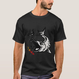 funny shark - born to be a fishing legend T-Shirt