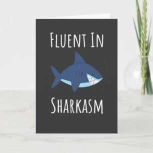 Funny Shark Cards Humour Humourous Ocean Water