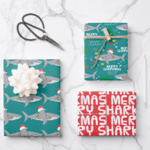 Funny Shark Christmas