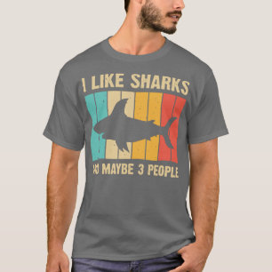 Funny Shark Design For Kids Men Women Animal Shark T-Shirt