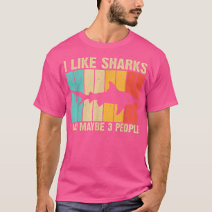Funny Shark Design For Kids Men Women Animal Shark T-Shirt