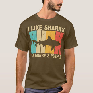Funny Shark Design For Kids Men Women Animal Shark T-Shirt