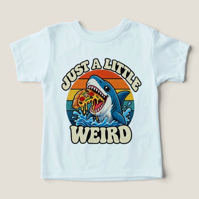 Funny Shark Eating Piz (Design Front)