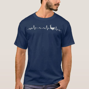 Funny Shark Heartbeat Orca Killer Whale Ocean Anim T-Shirt