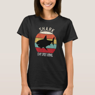 Funny Shark Is My Spirit Animal Men Women Boys Gi T-Shirt