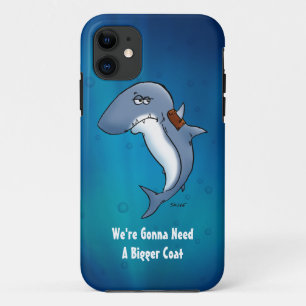 Funny Shark Needs A Bigger Coat iPhone5 Case