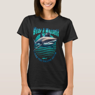 Funny Shark Scuba Diver Ocean underwater Shark Scu T-Shirt