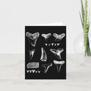 Funny Shark Teeth Design For Men Women Shark Teeth Card