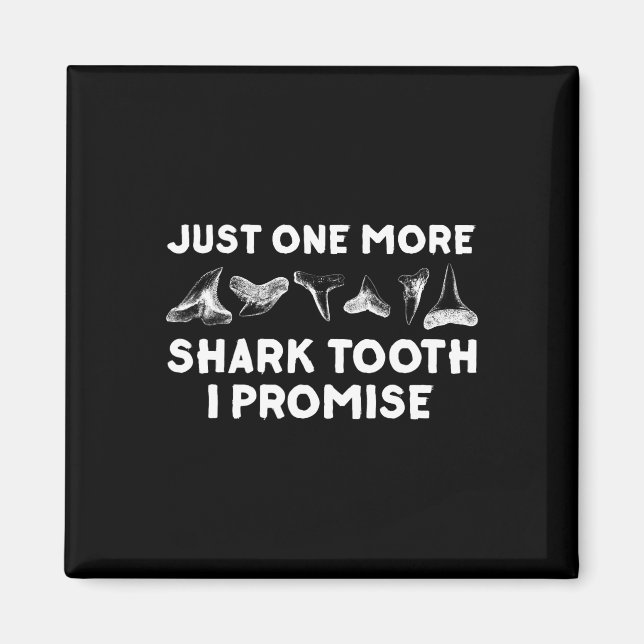 Funny Shark Teeth Design For Men Women Shark Teeth Magnet (Front)