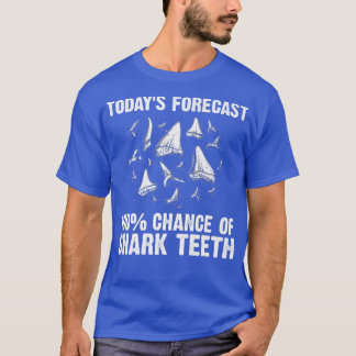 Funny Shark Tooth For Men Women Shark Teeth Fossil T-Shirt