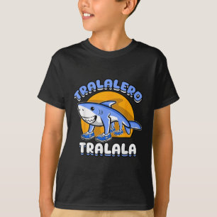 Funny Shark Tralalero Tralala Trendy Italian Brain T-Shirt