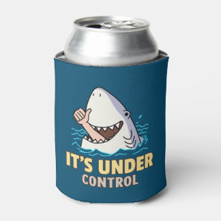 Funny Shark under control Can Cooler