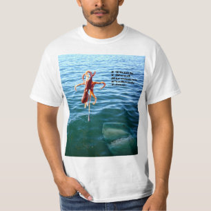 Funny Shark Wants Octopus, T-Shirt