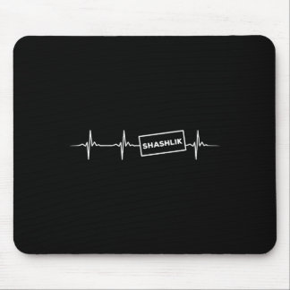 Funny Shashlik Heartbeat Russian Bbq Outfit Meat S Mouse Pad