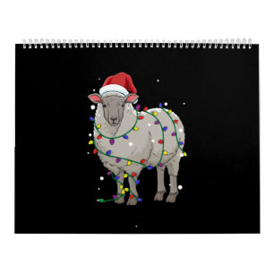Funny Sheep Christmas   Santa Claus Gift Calendar