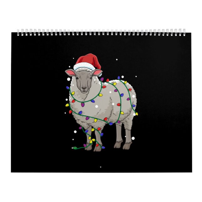 Funny Sheep Christmas | Santa Claus Gift Calendar (Cover)