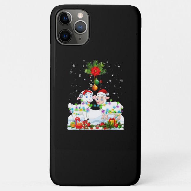 Funny Sheep Christmas Tree | Xmas Animal Gift Case-Mate iPhone Case (Back)