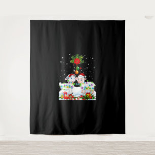 Funny Sheep Christmas Tree Xmas Animal Gift Tapestry
