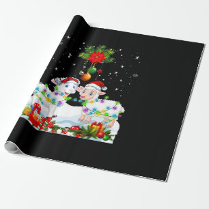 Funny Sheep Christmas Tree   Xmas Animal Gift Wrapping Paper
