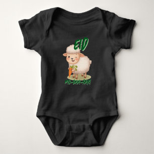 Funny Sheep Eid Adha Baby first Eid  Bodysuit