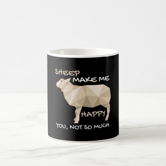 Funny Sheep Farmer Gift Sheep Lover Coffee Mug (Center)