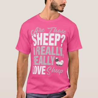 Funny Sheep Lover I Really Love Sheep T-Shirt
