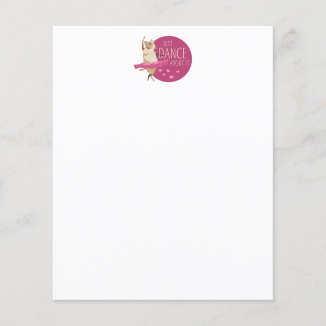 Funny Sheep Message - Just Dance About It 1 (Front)