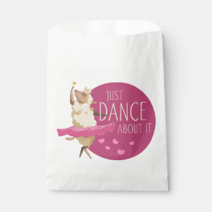 Funny Sheep Message - Just Dance About It 1 Favour Bags