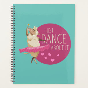 Funny Sheep Message - Just Dance About It 1 Planner