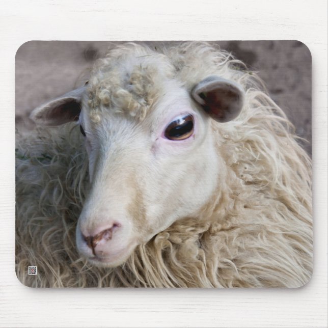 Funny Sheep Mouse Pad (Front)