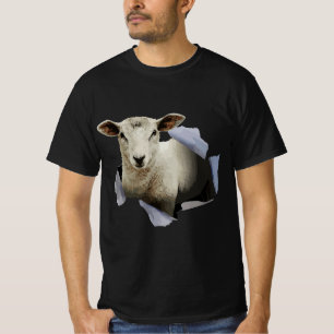 Funny Sheep T, Sheep Lover , Farm Animal  T-Shirt
