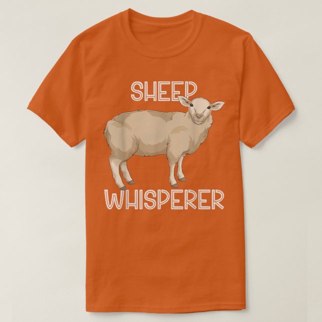 Funny Sheep Whisperer Farm Animal Farmer Farming S T-Shirt (Design Front)