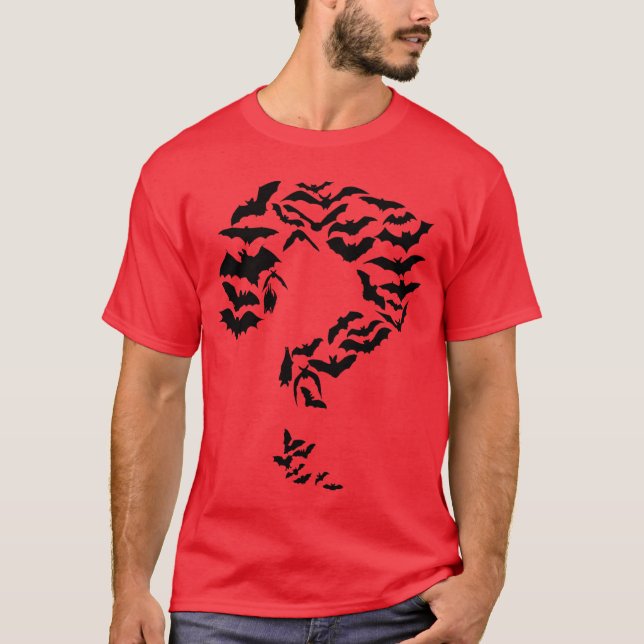 Funny Sheldon Nerdy Bats Question Mark Comic Hero  T-Shirt (Front)